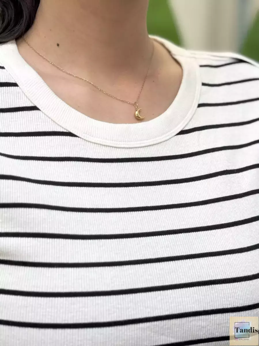 تیشرت آستین بلند راه راه (مشکی/عنابی/سفید)