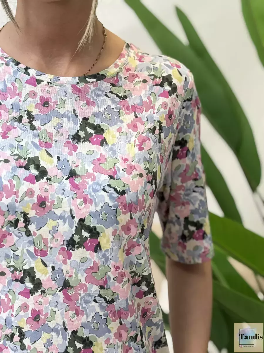 تیشرت گلدار LC