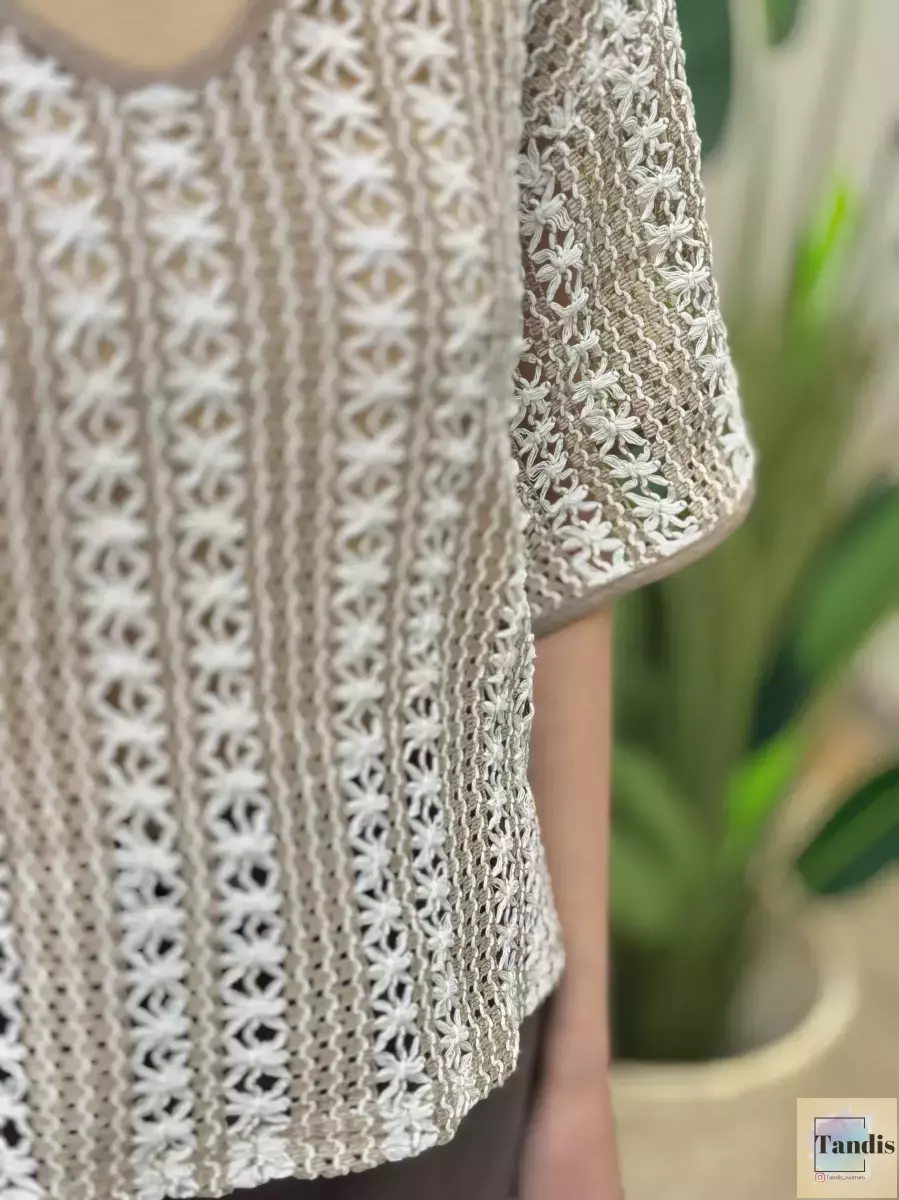 بافت veramoda (مشکی.کرم)