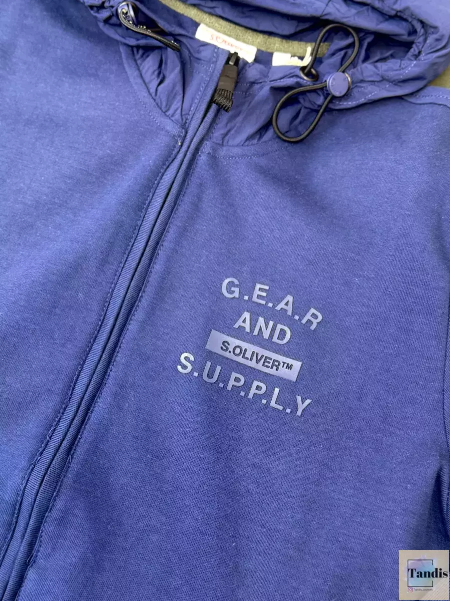 سویشرت سرمه ای و سبز s.oliver