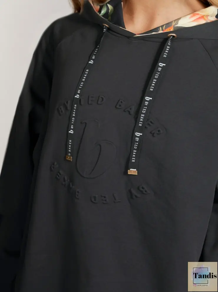 هودی ted baker (کرم/مشکی/سبز)