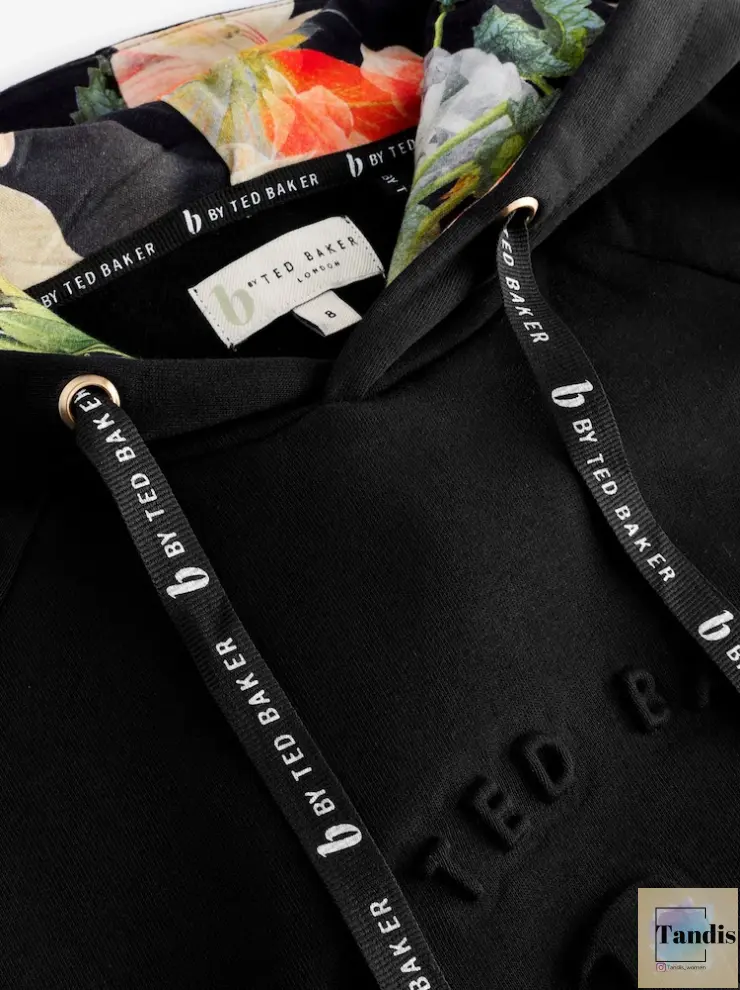 هودی ted baker (کرم/مشکی/سبز)