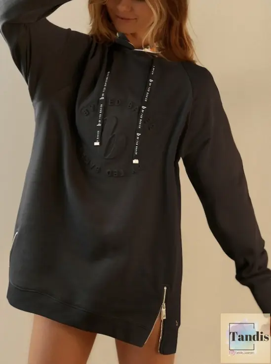 هودی ted baker (کرم/مشکی/سبز)