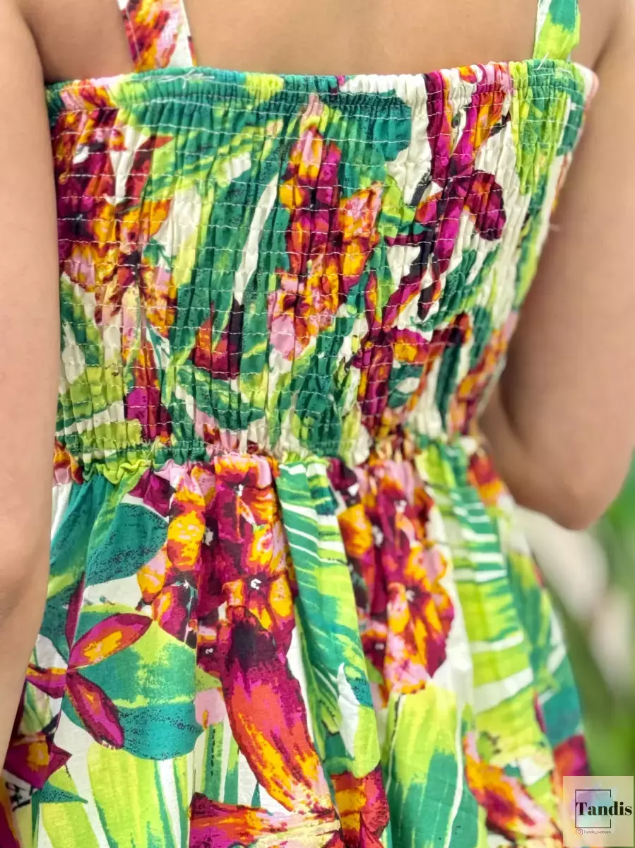 پیراهن بلند گلدار