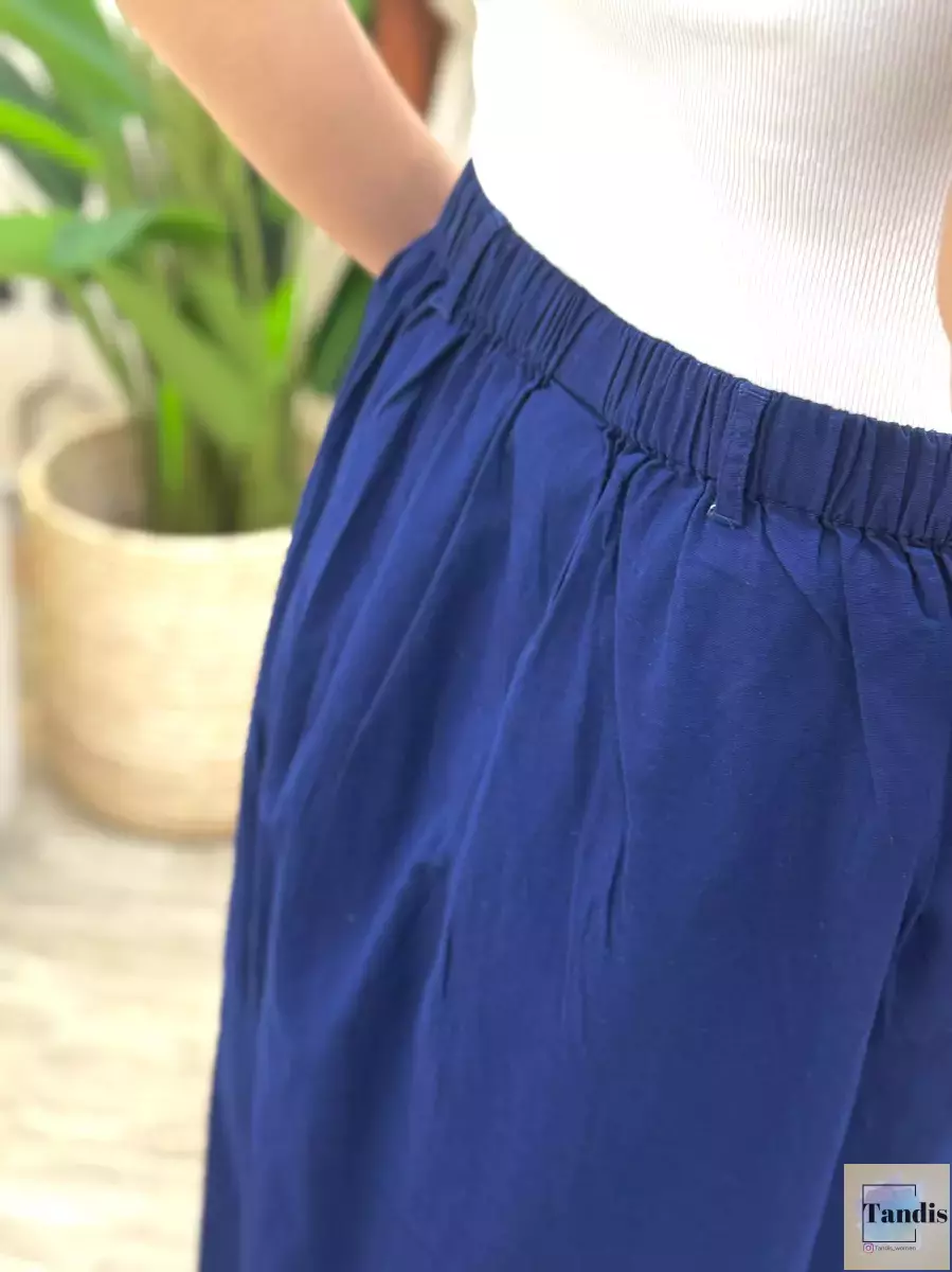 دامن جلو دکمه راه راه و ساده