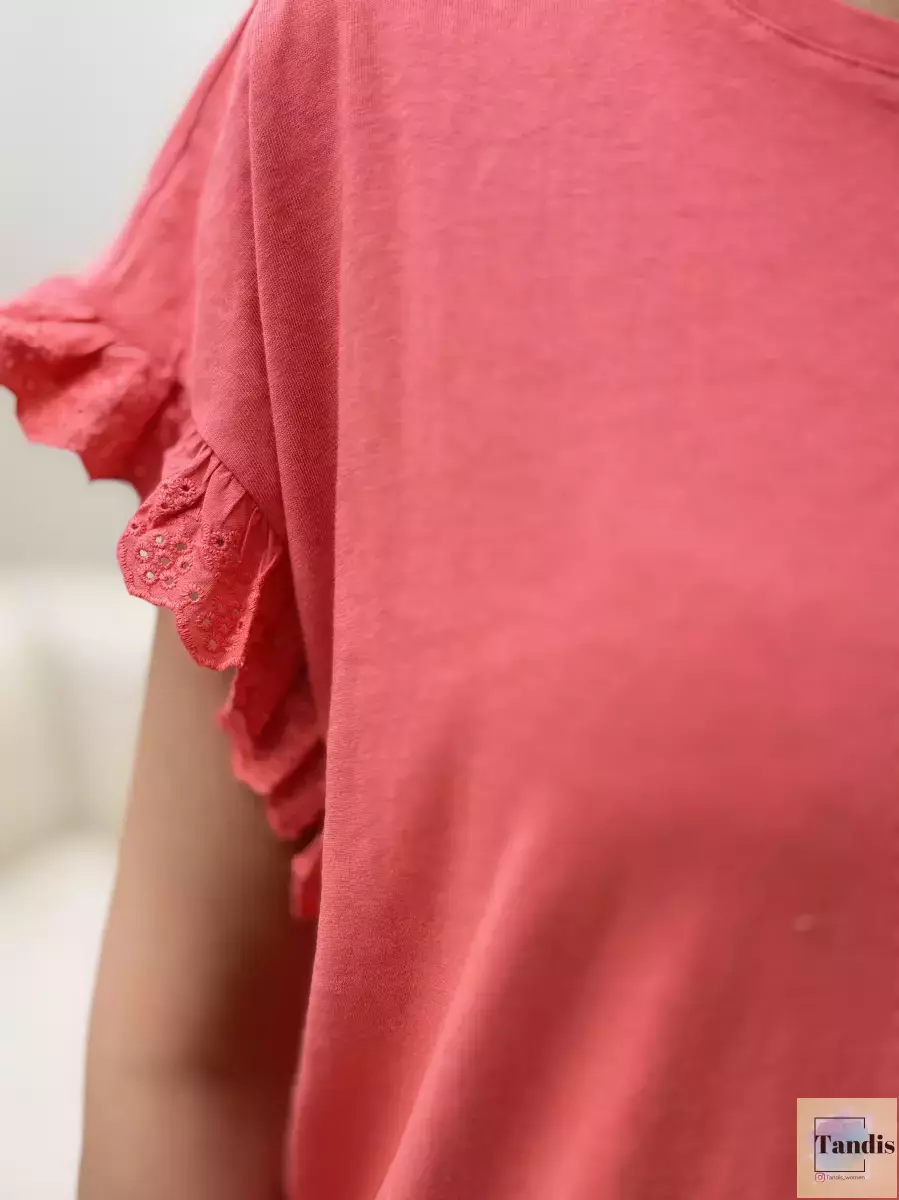 تیشرت آستین خامه دوزی