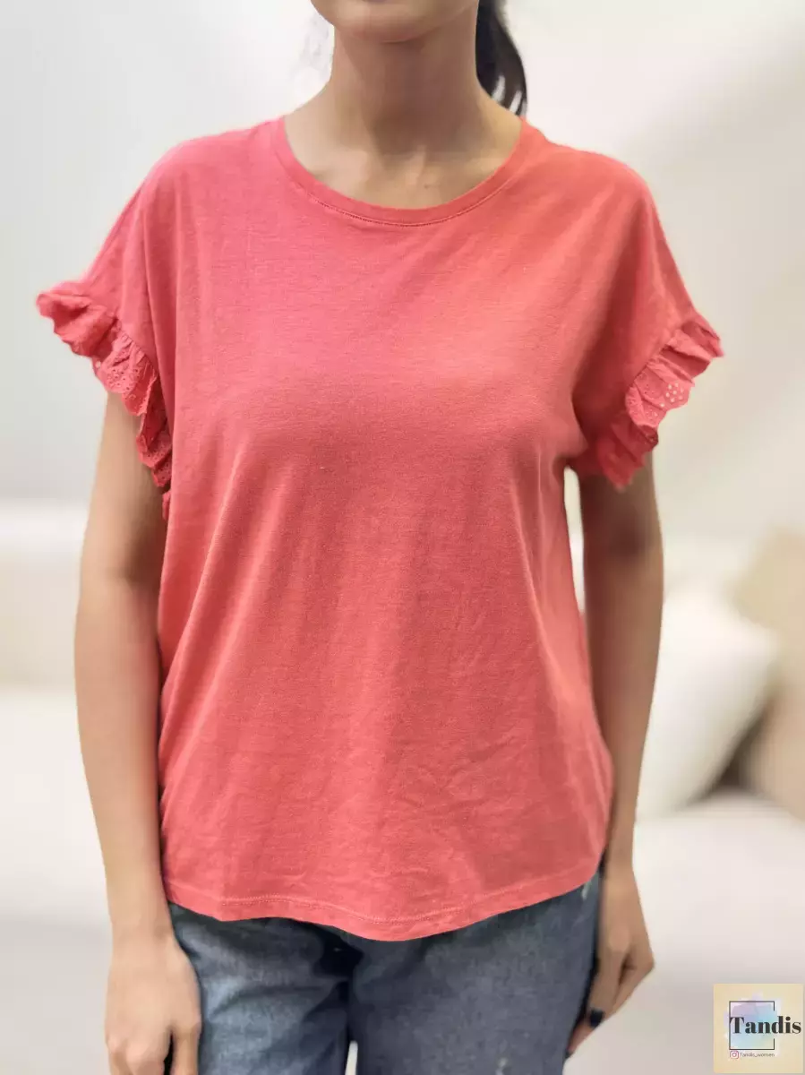 تیشرت آستین خامه دوزی