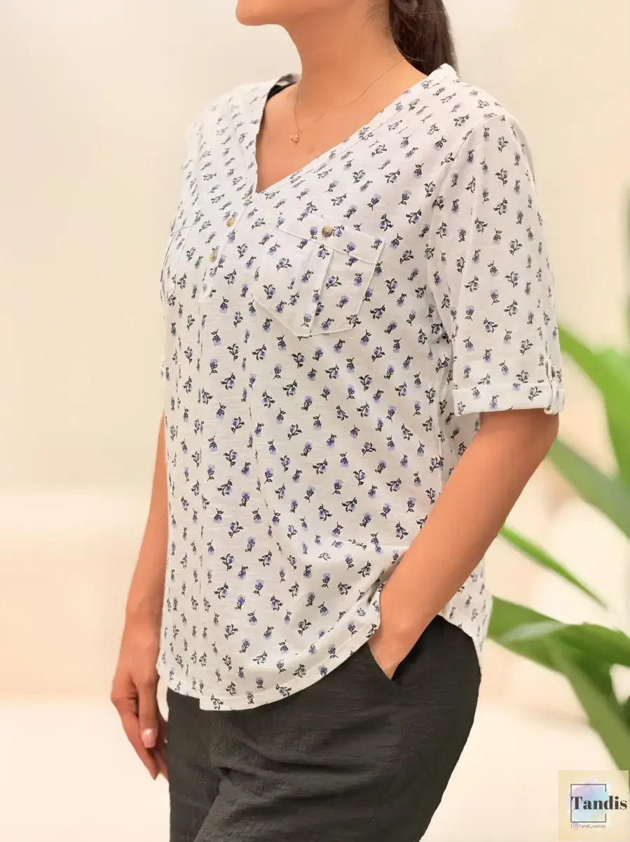 تیشرت croft طرح دار