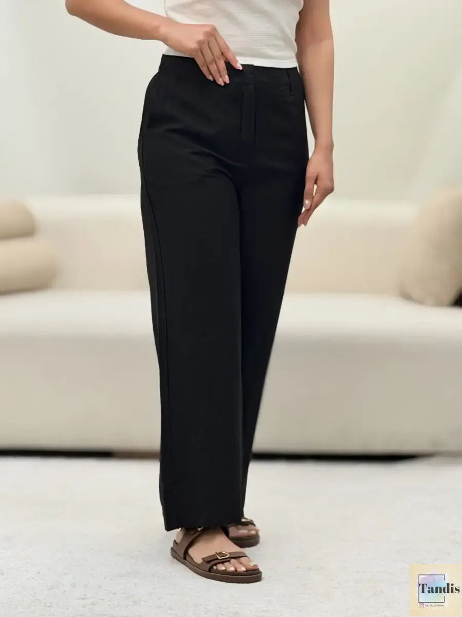 شلوار اسمارا (مشکی/کرم/زبرا)