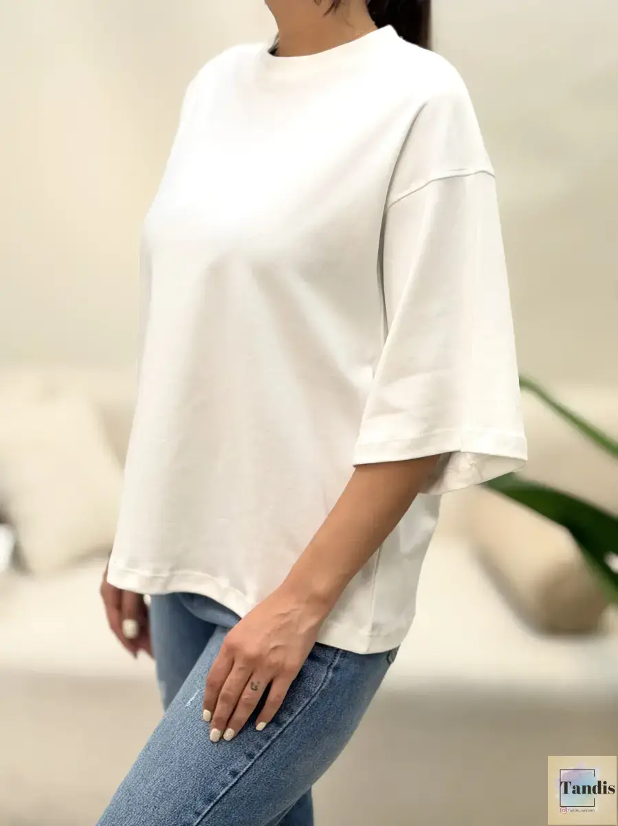 تیشرت ساده باکسی زارا(رنگبندی)