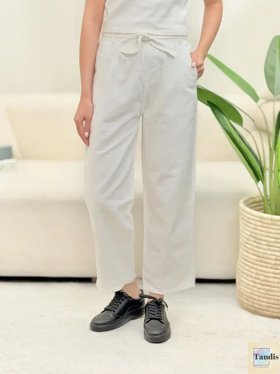 شلوار سفید و سبز h&m