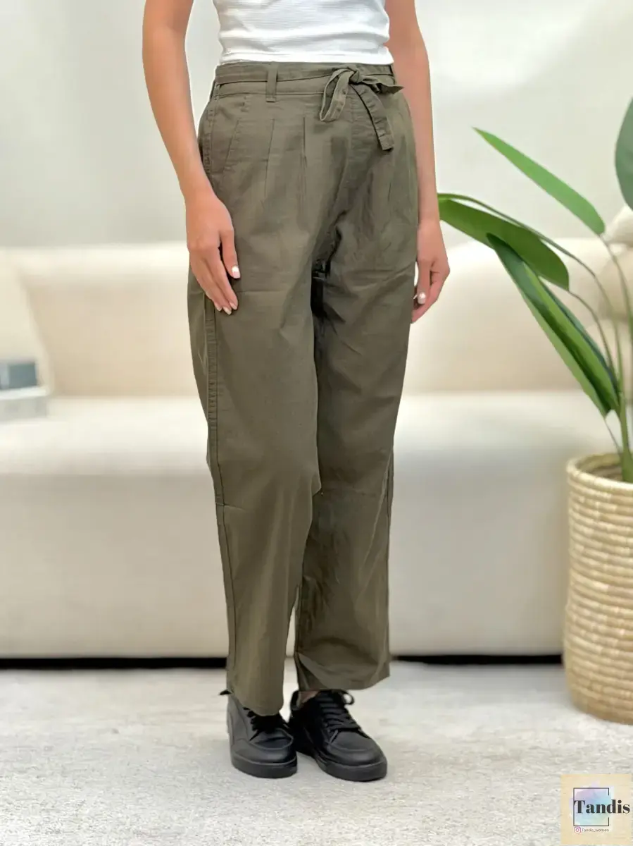 شلوار سفید و سبز h&m