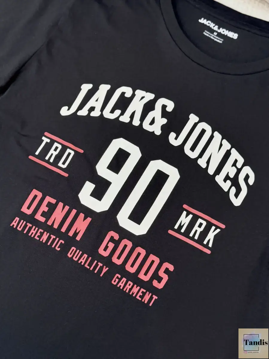 تیشرت jackچاپ دار(سفید/مشکی)