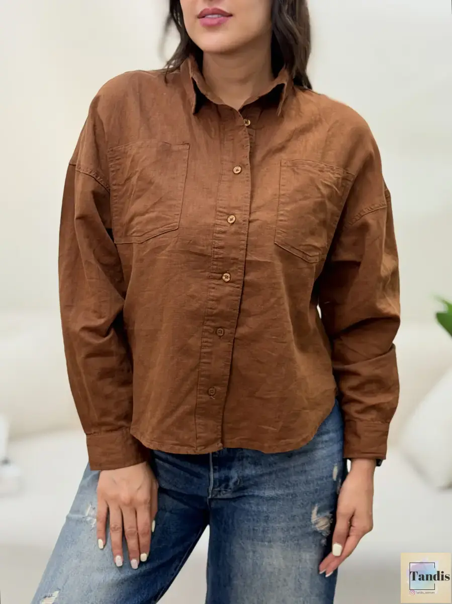 شومیز لینن زارا (جدید)