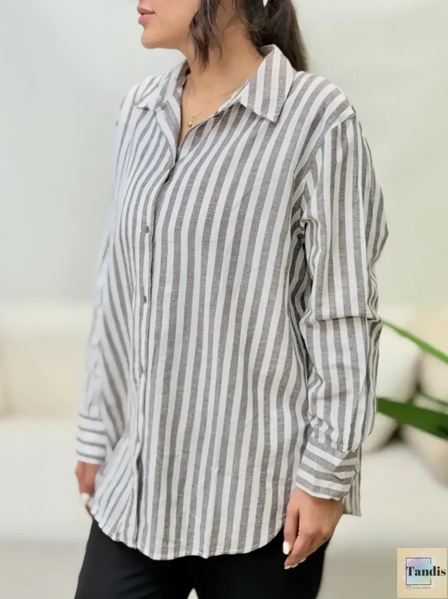 شومیز راه راه ostin (3رنگ)
